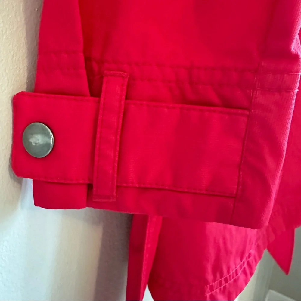 Columbia, Omni-Shield Rain Jacket with Hood and Tie, Pink, Women's Size Medium - Picture 7 of 16